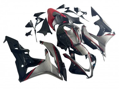 Lojas Carenagens Moto Honda CBR600RR 2007-2008 - Prata Vermelho Preto Brilhante
