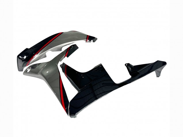 Lojas Carenagens Moto Honda CBR600RR 2007-2008 - Prata Vermelho Preto Brilhante