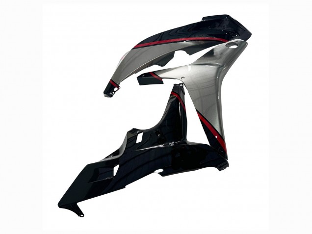 Lojas Carenagens Moto Honda CBR600RR 2007-2008 - Prata Vermelho Preto Brilhante