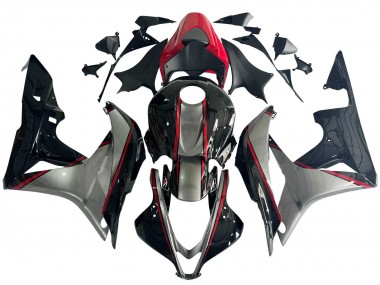 Lojas Carenagens Moto Honda CBR600RR 2007-2008 - Prata Vermelho Preto Brilhante