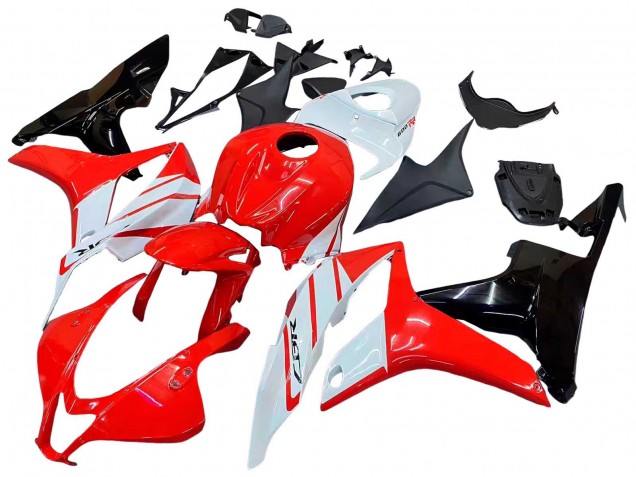 Lojas Carenagem Moto Honda CBR600RR 2007-2008 - Branco Vermelho Preto Brilhante