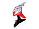 Lojas Carenagem Moto Honda CBR600RR 2007-2008 - Branco Vermelho Preto Brilhante