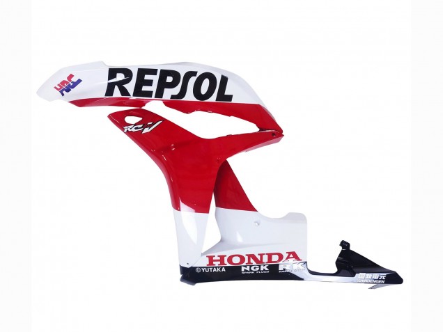 Lojas Carenagens Moto Honda CBR600RR 2007-2008 - Branco Amarelo Vermelho Repsol HRC