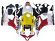 Lojas Carenagens Moto Honda CBR600RR 2007-2008 - Branco Amarelo Vermelho Repsol HRC