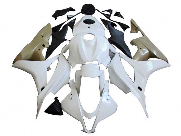 Lojas Carenagens Moto Honda CBR600RR 2007-2008 - Prata Branco