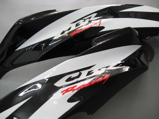 Lojas Carenagens Moto Honda CBR600RR 2007-2008 - Branco Preto Corrida