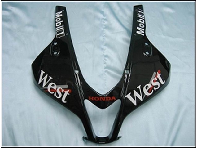 Lojas Carenagens Moto Honda CBR600RR 2007-2008 - Preto Brilhante Branco West