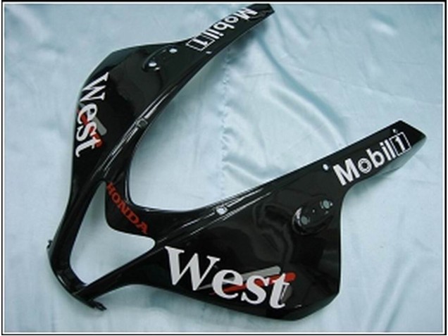 Lojas Carenagens Moto Honda CBR600RR 2007-2008 - Preto Brilhante Branco West