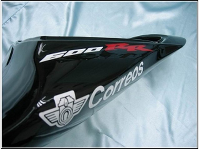 Lojas Carenagens Moto Honda CBR600RR 2007-2008 - Preto Brilhante Branco West