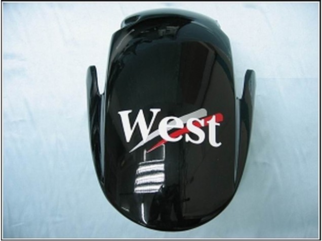 Lojas Carenagens Moto Honda CBR600RR 2007-2008 - Preto Brilhante Branco West