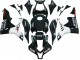 Lojas Carenagens Moto Honda CBR600RR 2007-2008 - Preto Brilhante Branco West
