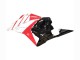 Lojas Kits Carenagem Moto Honda CBR600RR 2009-2012 - Branco Vermelho Preto Brilhante