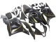 Lojas Carenagens Moto Honda CBR600RR 2009-2012 - Preto Fosco Ouro