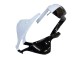 Lojas Carenagens Moto Honda CBR600RR 2009-2012 - Branco Cherry Blossom Preto Brilhante
