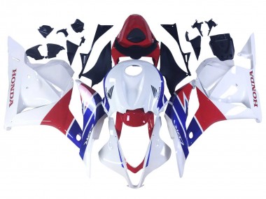 Lojas Carenagens Moto Honda CBR600RR 2009-2012 - Branco Vermelho Azul