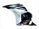 Lojas Carenagens Moto Honda CBR600RR 2009-2012 - Branco Verde Preto Brilhante Hannspree