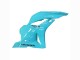 Lojas Carenagens Moto Honda CBR600RR 2009-2012 - Azul Claro Corrida