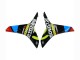 Lojas Carenagens Moto Honda CBR600RR 2009-2012 - Preto Multicolorido MoviStar