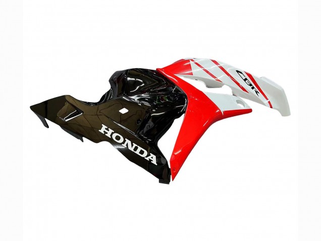 Lojas Carenagem Moto Honda CBR600RR 2009-2012 - Branco Vermelho Preto Brilhante