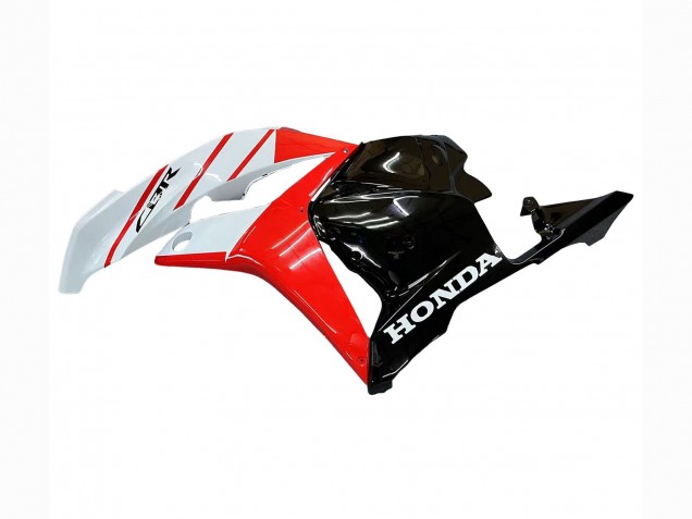 Lojas Carenagem Moto Honda CBR600RR 2009-2012 - Branco Vermelho Preto Brilhante