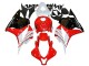 Lojas Carenagem Moto Honda CBR600RR 2009-2012 - Branco Vermelho Preto Brilhante