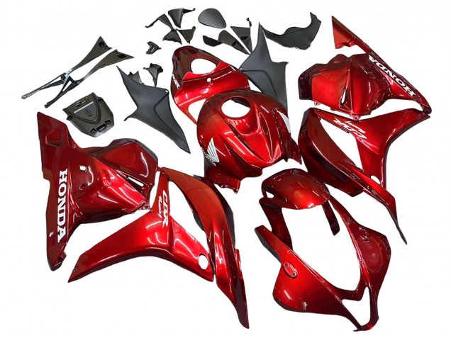 Lojas Carenagens Moto Honda CBR600RR 2009-2012 - Vermelho Corrida
