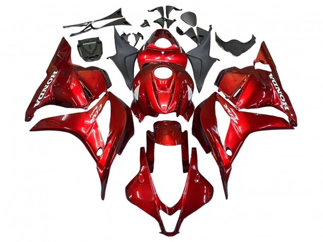 Lojas Carenagens Moto Honda CBR600RR 2009-2012 - Vermelho Corrida