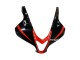 Lojas Carenagens Moto Honda CBR600RR 2009-2012 - Vermelho Preto Brilhante Preto Fosco Listra