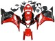 Lojas Carenagens Moto Honda CBR600RR 2009-2012 - Vermelho Preto Brilhante Preto Fosco Listra
