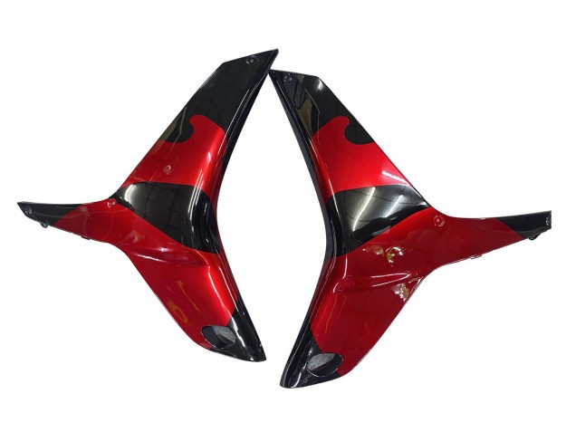 Lojas Carenagens Moto Honda CBR600RR 2009-2012 - Vermelho Preto Brilhante