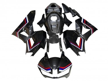 Lojas Carenagens Moto Honda CBR600RR 2009-2012 - Branco Vermelho Azul Preto Fibra de Carbono