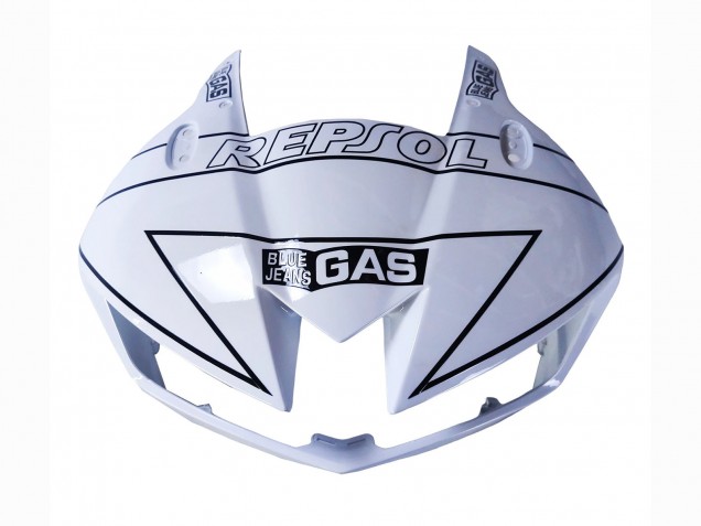 Lojas Carenagens Moto Honda CBR600RR 2013-2023 - Branco Preto Brilhante Repsol