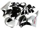 Lojas Kits Carenagem Moto Honda CBR600RR 2013-2023 - Branco Preto Brilhante