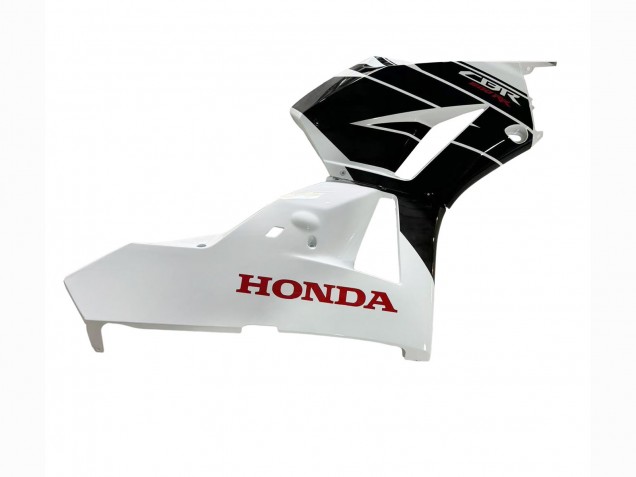 Lojas Kits Carenagem Moto Honda CBR600RR 2013-2023 - Branco Preto Brilhante