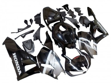 Lojas Carenagens Moto Honda CBR600RR 2013-2023 - Prata Preto Brilhante
