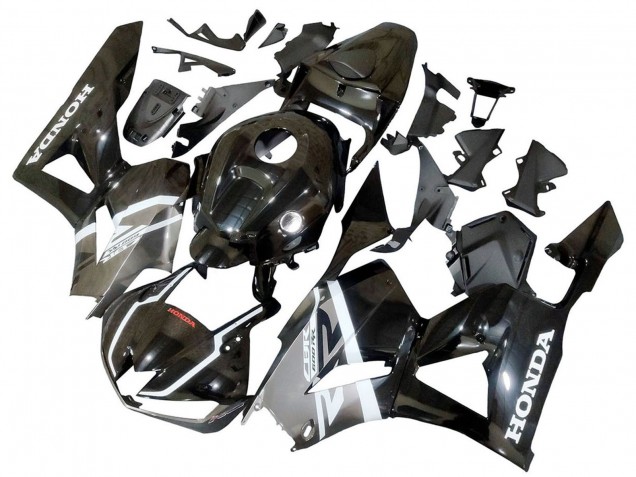 Lojas Carenagens Moto Honda CBR600RR 2013-2026 - Prata Preto Brilhante
