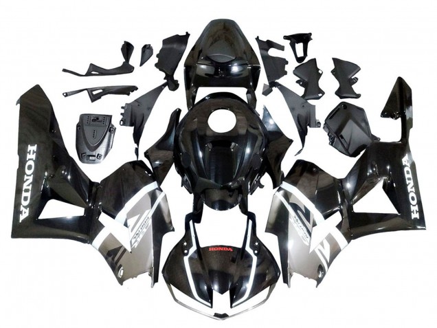 Lojas Carenagens Moto Honda CBR600RR 2013-2026 - Prata Preto Brilhante