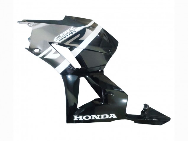 Lojas Carenagens Moto Honda CBR600RR 2013-2026 - Prata Preto Brilhante