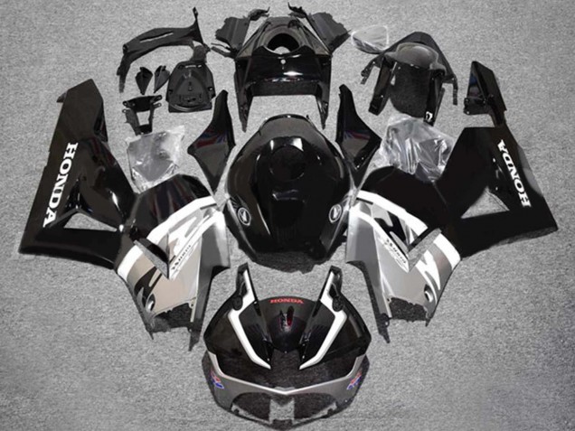 Lojas Carenagens Moto Honda CBR600RR 2013-2026 - Prata Preto Brilhante