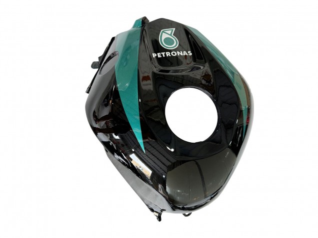 Lojas Carenagem Moto Honda CBR600RR 2013-2023 - Azul Petróleo Preto Brilhante Petronas 20