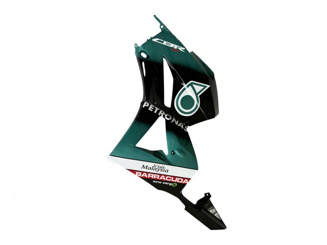 Lojas Carenagem Moto Honda CBR600RR 2013-2023 - Azul Petróleo Preto Brilhante Petronas 20