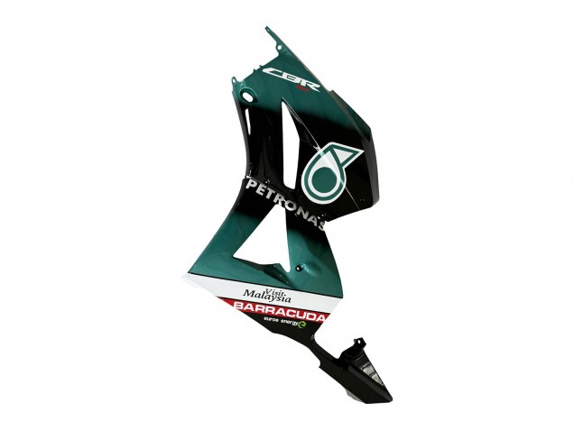 Lojas Carenagem Moto Honda CBR600RR 2013-2023 - Azul Petróleo Preto Brilhante Petronas 20