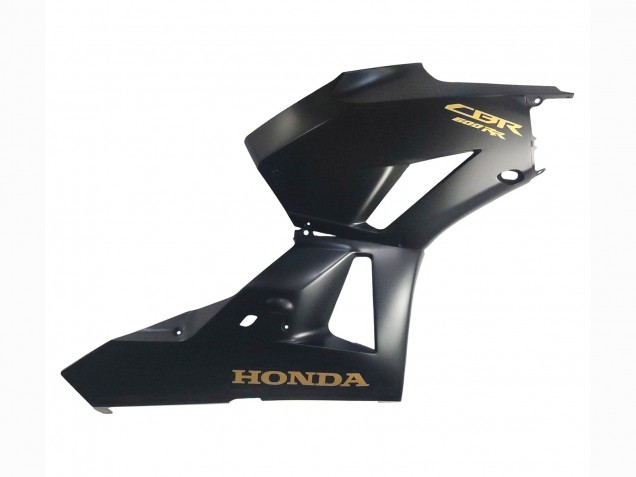 Lojas Carenagens Moto Honda CBR600RR 2013-2023 - Preto Fosco Ouro Decalques