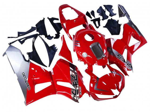 Lojas Carenagens Moto Honda CBR600RR 2013-2023 - Prata Vermelho