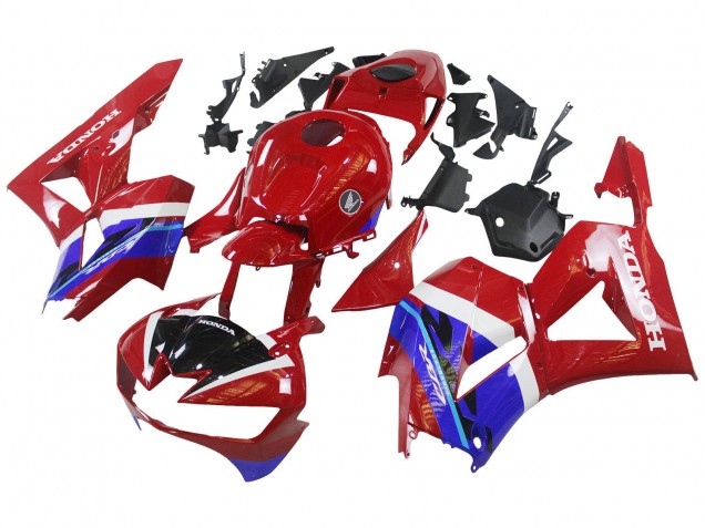 Lojas Carenagens Moto Honda CBR600RR 2013-2023 - Vermelho Azul