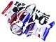 Lojas Carenagem Moto Honda CBR600RR 2013-2023 - Branco Vermelho Azul