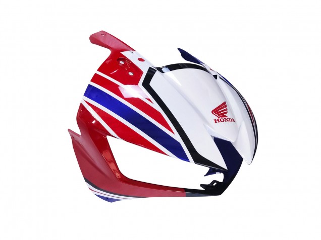 Lojas Carenagem Moto Honda CBR600RR 2013-2023 - Branco Vermelho Azul