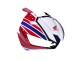 Lojas Carenagem Moto Honda CBR600RR 2013-2023 - Branco Vermelho Azul