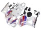 Lojas Carenagem Moto Honda CBR600RR 2013-2023 - Branco Vermelho Azul HRC