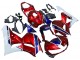 Lojas Carenagens Moto Honda CBR600RR 2013-2023 - Branco Vermelho Azul HRC